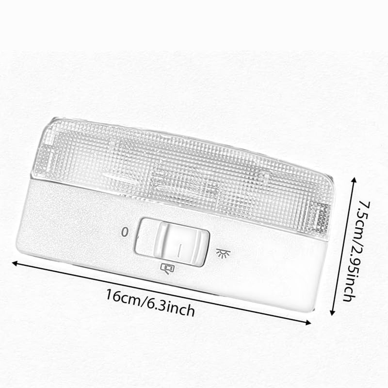 Lámpara lectura para luz de techo interior coche compatible con Caddy 2004-2015 3
