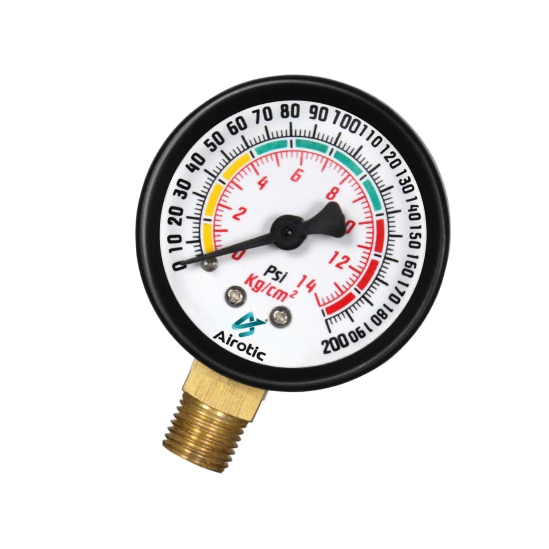 AIROTIC AIR PRUSSURE GAUGE 2" (50MM) 1/4 200PSI-picture-12