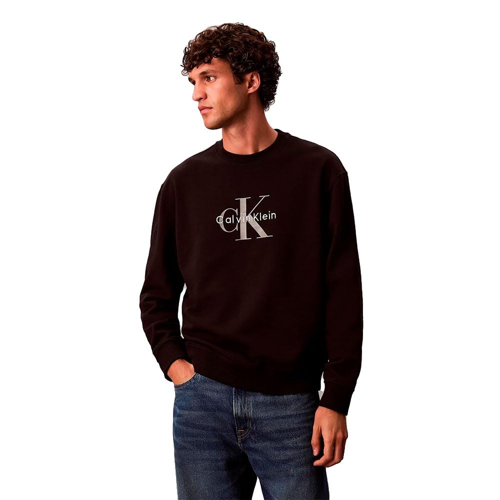 LS EU 350TERRY MONOLOGO CN SWTSH Sweatshirt Erkek