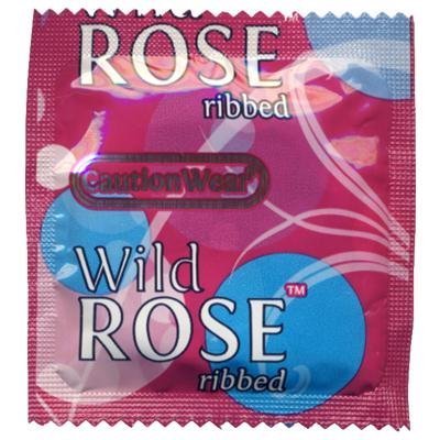 Caution Wear Wild Rose Condoms 48 Pack