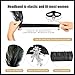 iHUFeather Women 1920s Flapper Set with Feather Headband Beaded Necklaces Earrings Black Gloves for Great Vintage Wedding Costume Accessories