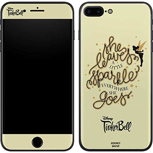 Skinit Decal Phone Skin Compatible with iPhone 8 Plus - Officially Licensed Disney Tinker Bell Leave A Little Sparkle Design