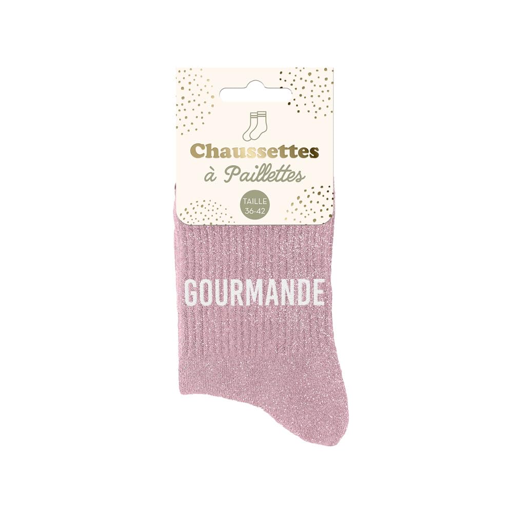 STC Gourmet glitter socks, Multicolored, M