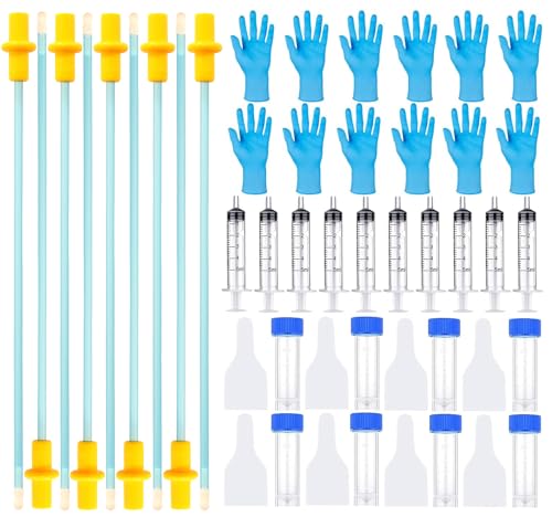 ROPUKEY 20 Set AI Artificial Insemination Dog Breeding Kit Dog Ai Breeding Kit Insemination kit for Dogs Pet Breeding Supplies for Medium Breeds11.8 inch