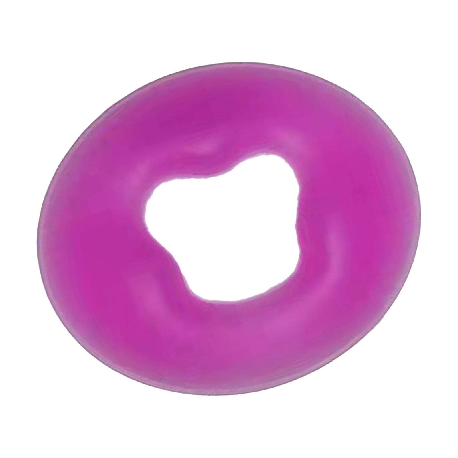 Milageto Suave Masaje Cara Almohada, Silicona Cabeza Cuna Cojín Facial para Masaje, Almohada de Masaje, Viajes, Mujeres, púrpura