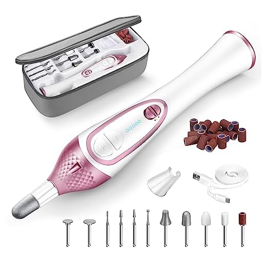 36-Piece Electric Nail File Kit for Professionals