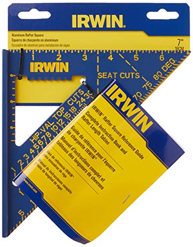 Irwin 1794463 Tools Rafter Square, Hi-Contrast Aluminum thumb #1