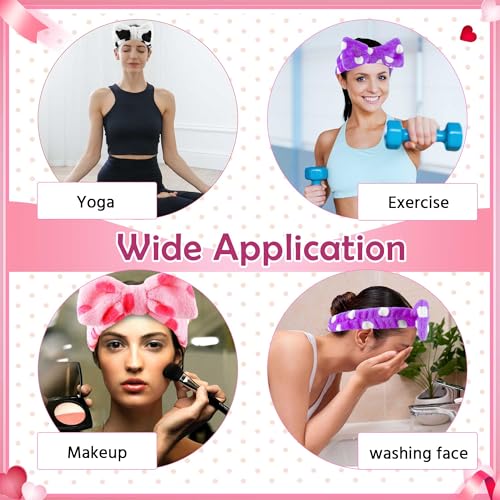 WSYUB 3-Piece Spa Headbands for Face Washing, Makeup & Skincare, Perfect for Girls & Women, Birthday Party - Image 6