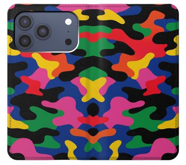 Housse cuir iPhone 17 Pro motif camouflage pour les sorties - 3