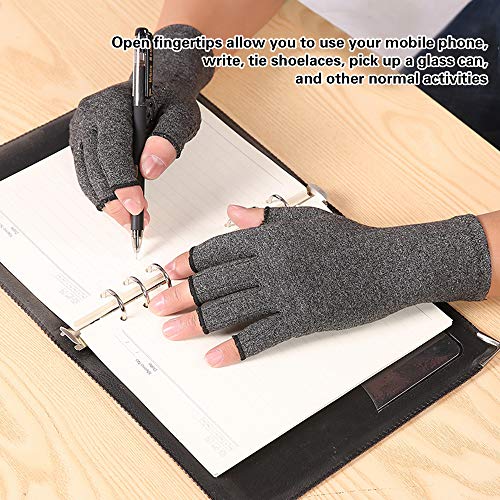 Sangmei Luva de terapia de compressão Cinta de suporte de pulso Anti-reumatizado Saúde Luvas de alív