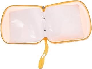 CHILDWEET 40 Pasta Organizador Fichário Livro Carteira Dvd Fichário Caso De Armazenamento De Plástico Caso Fichário Casos De Plástico Caso De Armazenamento De CD Plástico 40 CD Carteira De