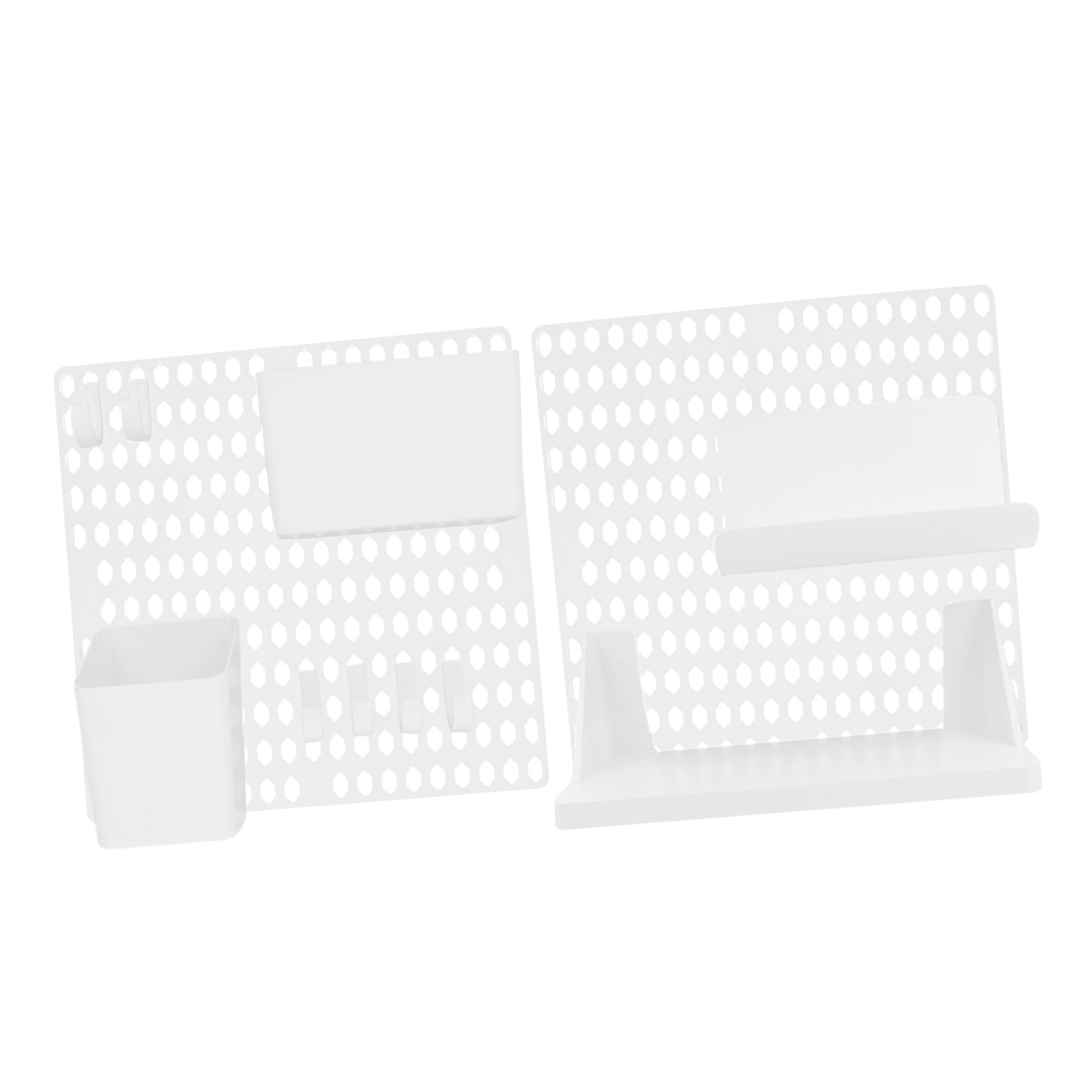TOPBATHY Estante De Almacenamiento Ganchos De Plástico para Colgar Estante Escritorio De Montaje En Pared Tablero De Armario Ganchos para Pared Tablero De Clavijas para Garaje Tablero De