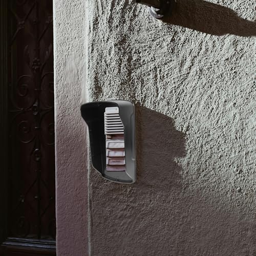 Cubierta impermeable control de acceso huellas protector exterior lluvia puertas 8