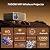 FUDONI Projector P3 and WiFi Bluetooth GC666, 5G Portable Projectors 4K Supported Native 1080P 12000L, Outdoor Mini LED Movie Projector for Home Theater, Compatible w/iOS Android Phone/TV Stick/Laptop