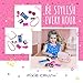 PixieCrush Pretend Play Purse & Makeup for Girls - Fun Little Girls Purse with Cosmetics Toys Set - Pretend Makeup, Eyeshadow, Cell Phone, Kids Lipstick, Sunglasses & Keys