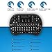 Rii i8+ Mini Bluetooth Keyboard with Touchpad & QWERTY Keyboard, Portable Wireless for Smartphones, Laptops, PCs, Tablets, Windows, Mac, TV, Xbox, PS3, Raspberry Pi. Black