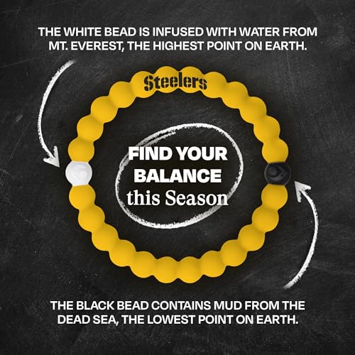 Lokai NFL Football Collection Beaded Bracelets for Men & Women - Silicone Jewelry Fashion Bracelet Slides-On for Comfortable Fit3