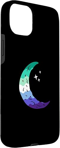 Vista 21 de Funda para iPhone 11 Pro Max Sutil MLM Pride Moon Phase Vintage LGBT Gay MLM Masculino