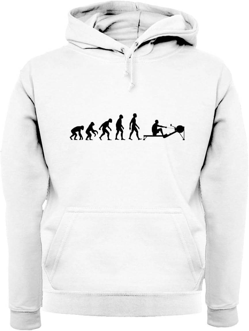 Evolution of Man Rowing Machine - Unisex Premium Hoodie/Hooded Top