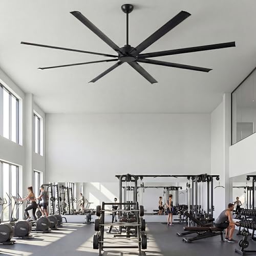 96-inch HVLS Industrial Ceiling Fan with Remote