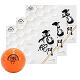 【まとめ買いがお得!3ダースセット】飛衛門 ゴルフ ボール 3ダース36球入 2ピース トビエモン ディスタンス DISTANCE コスパ 安い 安価 全3色/3ダース(36球)/オレンジ