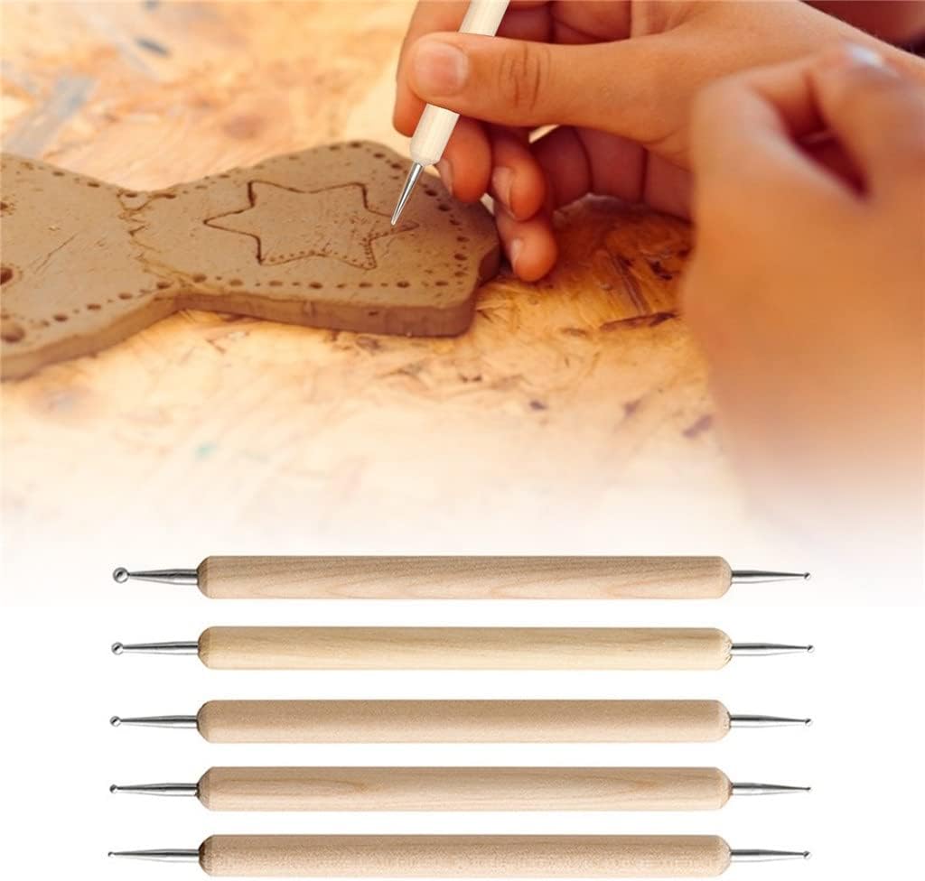 25pcs Polymer Clay Tools Sculpting Kit Sculpt Smoothing Wax Carving Pottery Ceramic Shapers Modeling Carved Tool Set