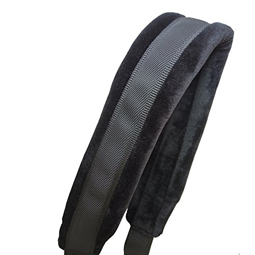 xinlink professional black colored padded alto tenor saxophone neck strap with locking snap hook for sax player music instrument