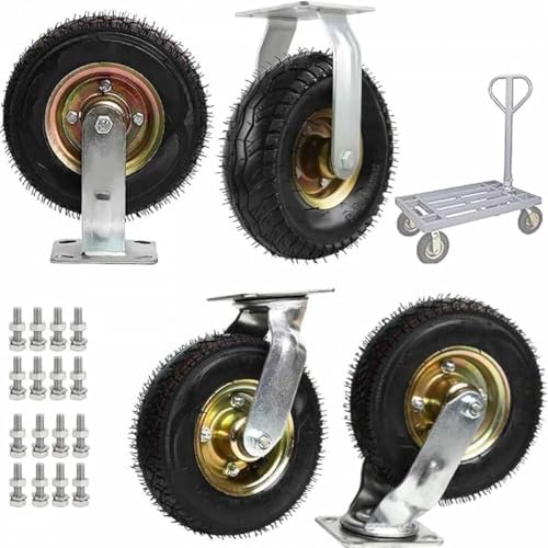 CokBlu4�Z�b�g �L���X�^�[ �^�C�� �ԗ� ��150mm 200mm 250mm ��C����^�C�� �Y�Ɨp �ω׏d800kg ��� 360°���ݎԃL���X�^�[ �A���~��ԗp �����p �ԗ� �r��