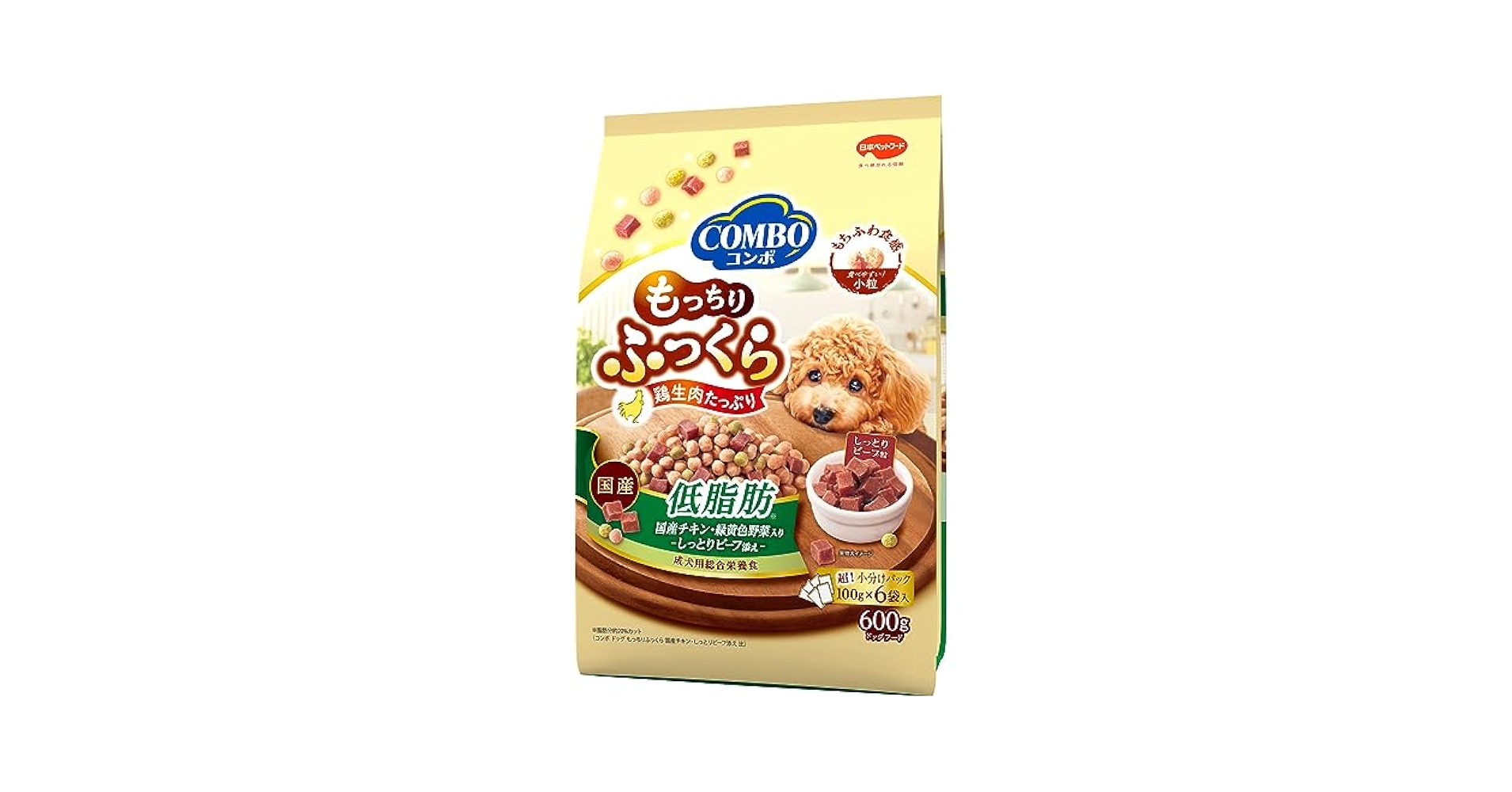 コンボPure 600g 無添加✕12袋 もっちりふっくら1袋 Amazon | コンボ ドッグ もっちりふっくら 低脂肪 600g