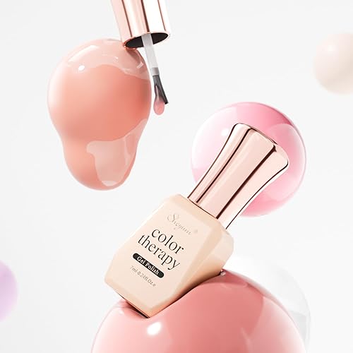 Miniatura 5 de SHOYUM Jelly Pink - Juego de 10 esmaltes de uñas de gel de color rosa, incluyendo Jelly Milky White Nude Juego de esmalte de gel UV LED Soak Off