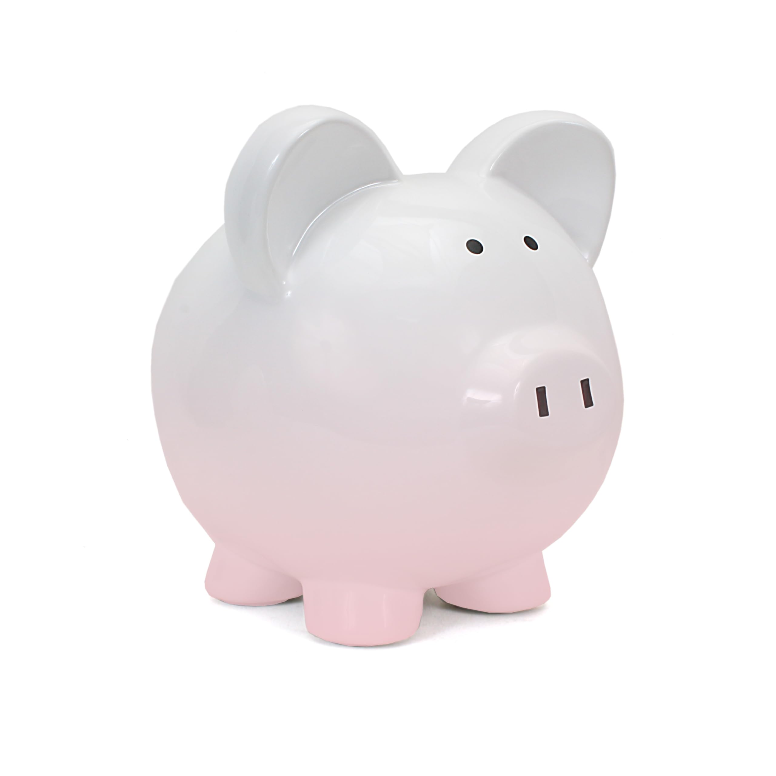 Child to Cherish Ombre Ceramic Piggy Bank, Pink