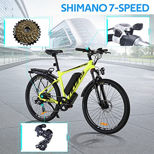Hyuhome Electric Bikes for Adults Men Women, 26'' E Bikes for Men, Electric Mountain Bike with 36V 12.5Ah Removable… - Image 6