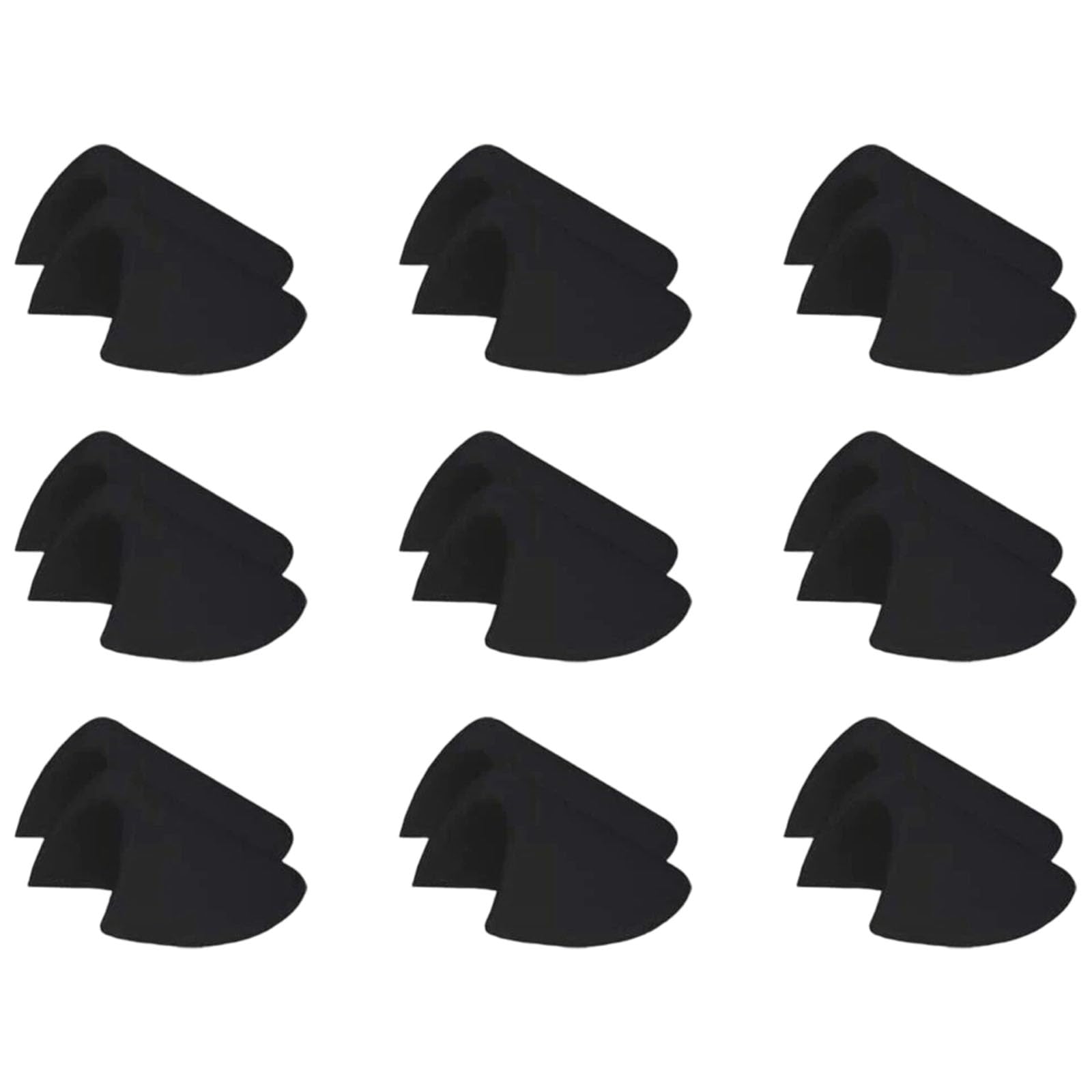 Piceioep 6Pairs Removable Sponge Shoulder Pad Clothing Set-in Shoulder Pad Sewing Accessories for Suits Jackets Coats
