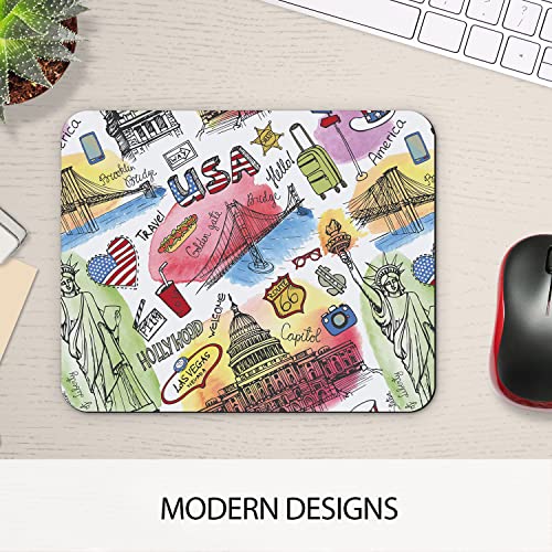 Image of PAPER PLANE DESIGN Mouse Pad Designer Anti Skid Mouse Pads for Desktop and Laptop Computers. D1216