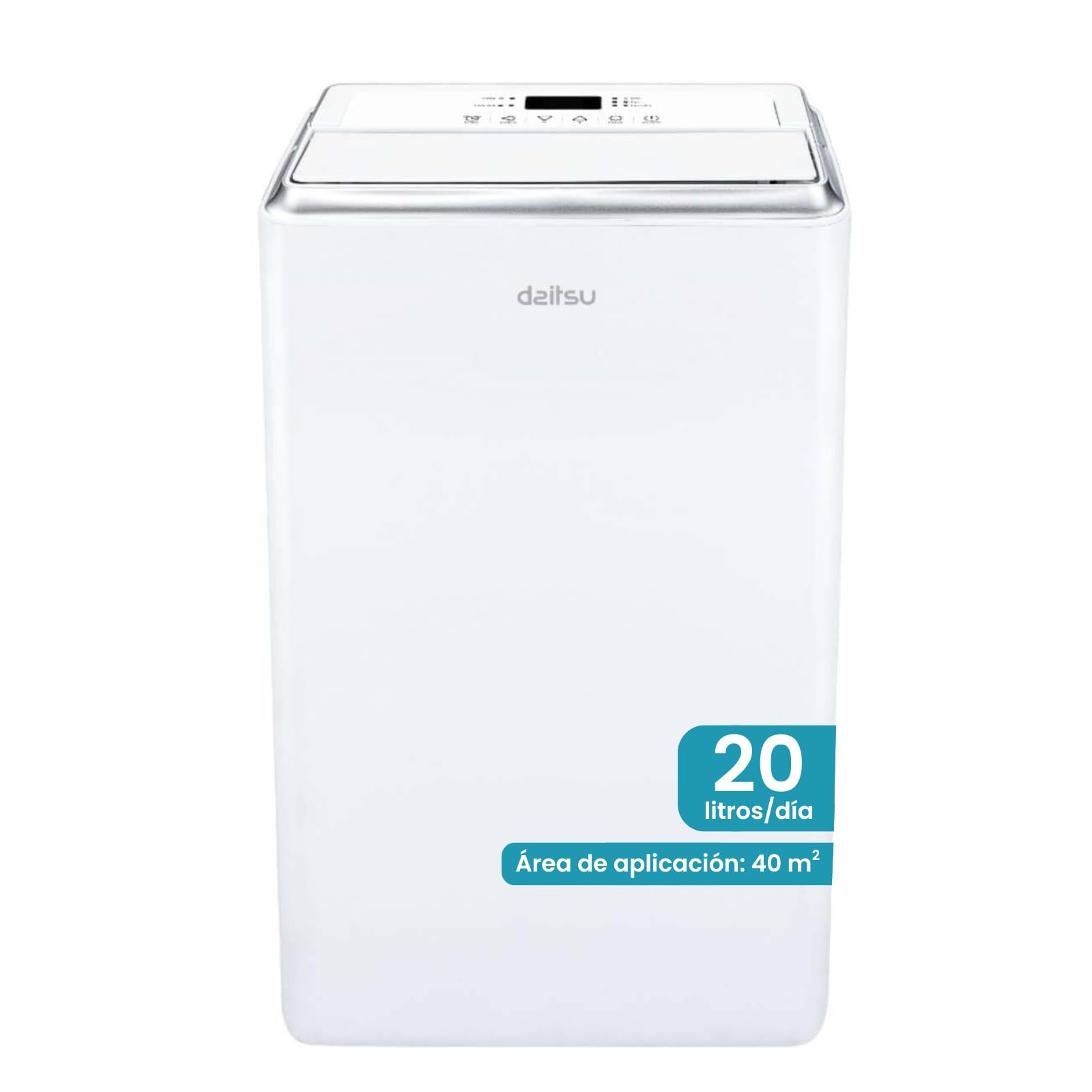 Daitsu Deshumidificador de Humedad 20L Silencioso | Modo Secado de Ropa