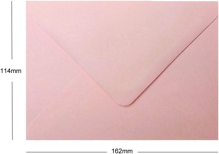 Pink Envelopes - Size C6 162mm x 114mm - Pack of 100