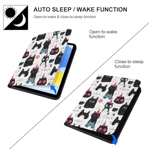 Housse fine pour tablette iPad 10e génération抗震防摔 et fonction veille - 3