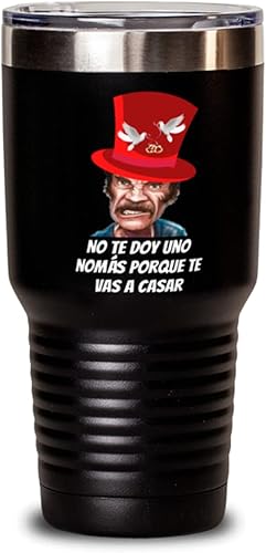 Miniatura 1 de Regalo para matrimonio vaso de vino y blanco no te doy una nomas