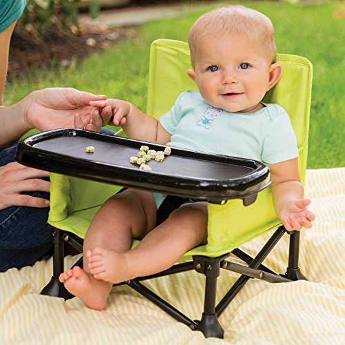 Summer Pop and Sit Portable Booster, Green/Grey