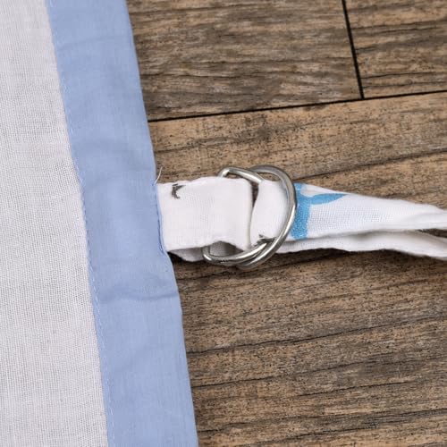 Image of MOM'S HOME Organic Cotton Muslin Nursing Cover For Breastfeeding Apron | Blue Whale - 1 Count