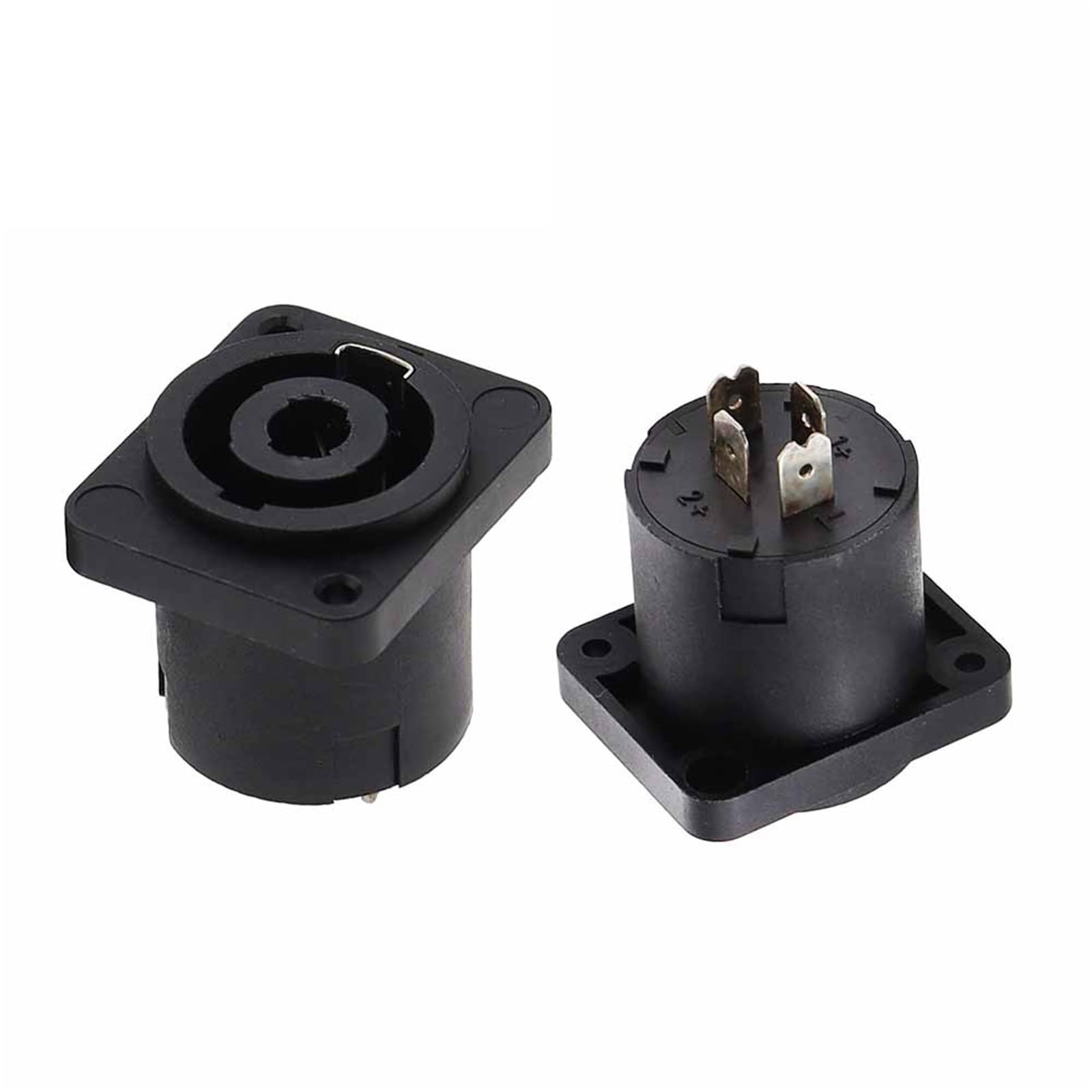 Conector Hembra XLR de 3 Pines chasis marron para panel de mezclador de audio 5