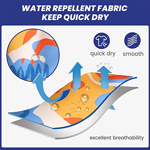Image of maamgic Mens Swim Trunks 5 Inch with Mesh Liner Breathable for Beach