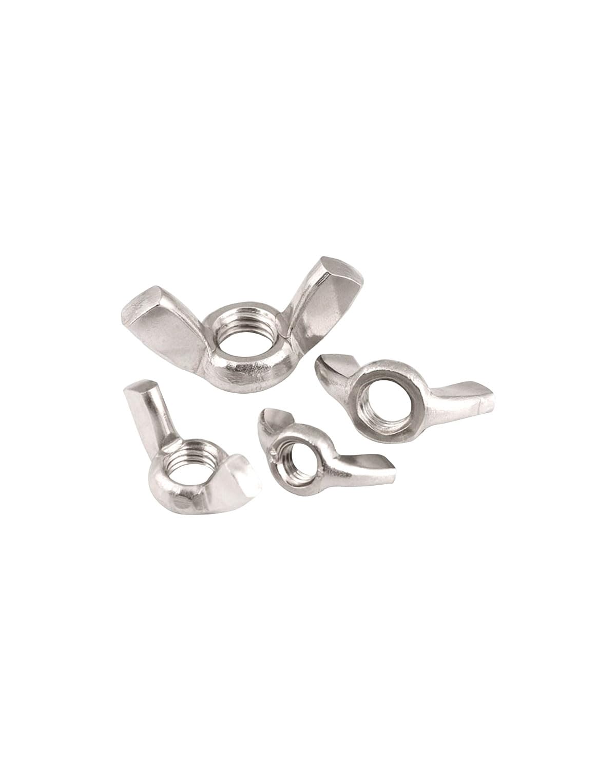 M6-1.0 Wing Nuts - IMScrews 304 Stainless Steel Wing Nuts - Durable Hardware for Home Maintenance and Professional Engineering Pack of 25