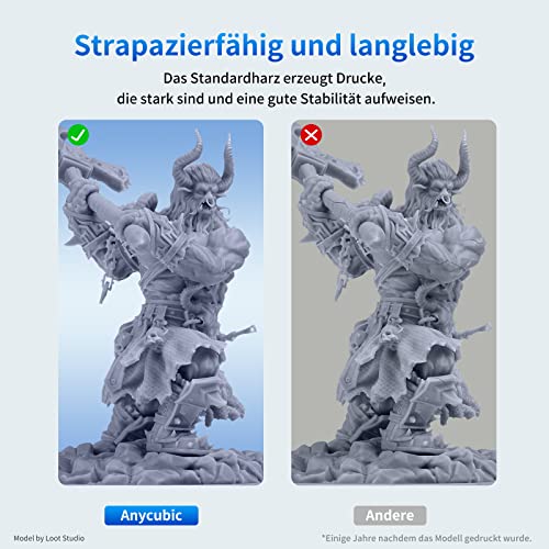ANYCUBIC 3D Drucker UV Resin 405nm schnellhärtendes Photopolymer für Photon Resin 3D Drucker ✪ - 10