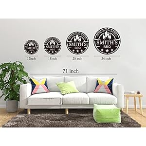 Personalized Metal Grilling Sign Welcome To Our Backyard Bar And Grill Signs Metal Bar Sign Metal BBQ Smoker and Grill Sign BBQ Sign Grilling Gift for Dad Grandpa Papa