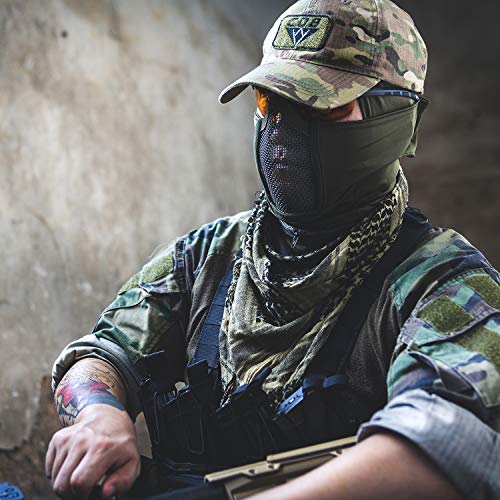 Onetigris Balaclava Mesh Mask Ninja Style With Full Face Protection (Tan) #TOP6