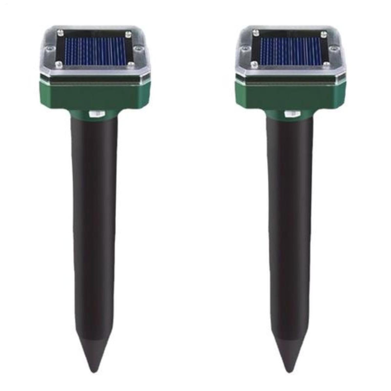 2PCS Cat Repellents For Gardens, Solar-Powered Ultrasonic Cat Scarers, Waterproof CatDeterrents, Cats Warning Drive Device, Animal Control Stake For Backyard, Lawn, Garden, Campsite