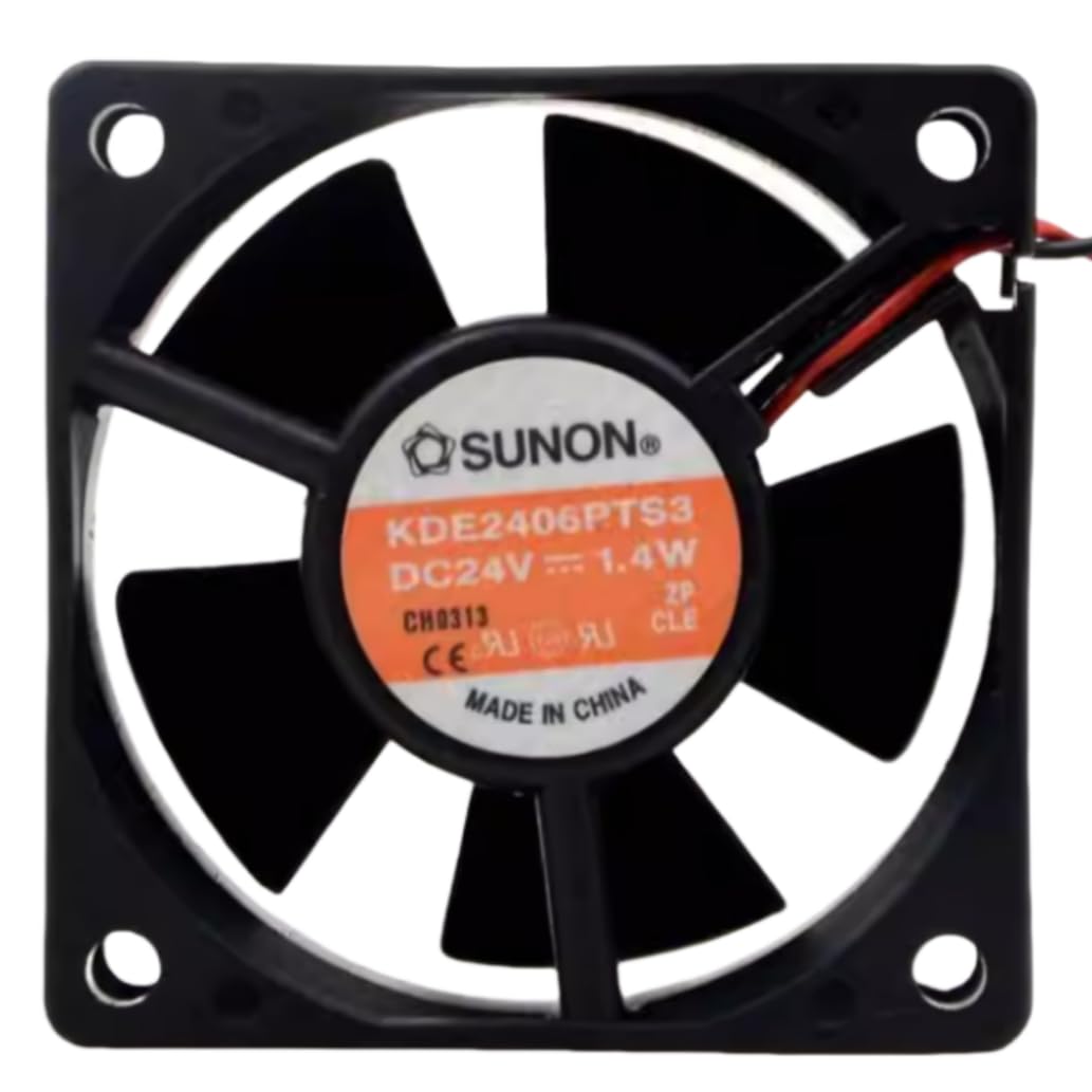 KDE2406PTS3 6CM 24V 1.4W 6025 60MM 60X60X25MM 2-Wire Cooling Fan