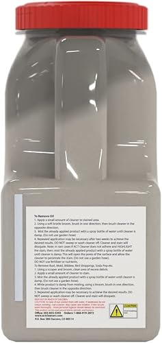Miniatura 4 de ACT Limpiador de hormigón ecológico 10 lb. Cubre 1000 pies cuadrados.