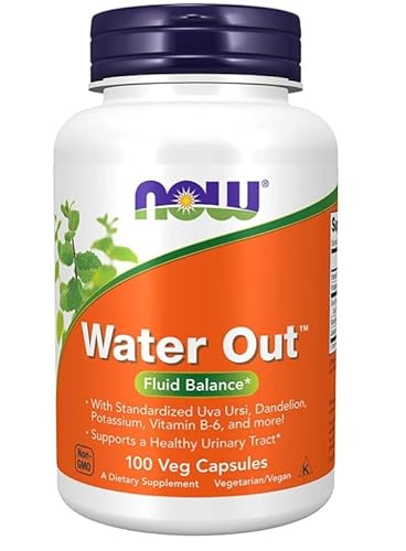 Now Foods - Water Out - Entwässerungskapseln, 100 Stück, natürliches Wasserausschwemmungsmittel für den Körper